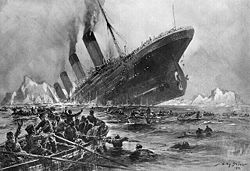 Le naufrage du Titanic vu par Willy Stöwer