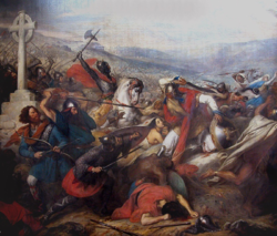 Charles de Steuben, Bataille de Poitiers, en octobre 732