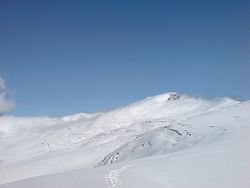 Vue du glacier de Findelen avec la Cima di Jazzi en arrière-plan depuis le col du Stockhorn.