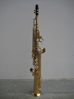 un saxophone soprano