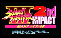 Logo de Street Fighter III: 2nd Impact - Giant Attack