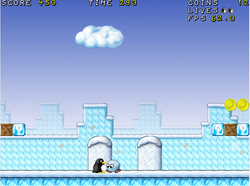 Capture d’écran du jeu SuperTux