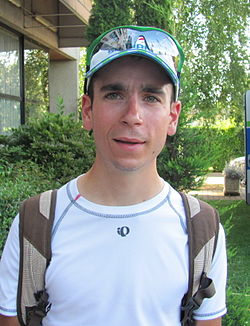 Thomas Bonnin, au soir de la seconde étape du Tour de l'Ain 2011.JPG
