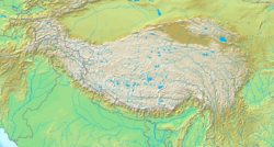 Carte topographique de l'Himalaya.