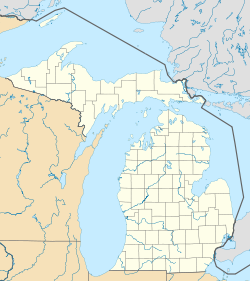 USA Michigan location map.svg