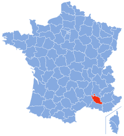 Localisation de Vaucluse en France