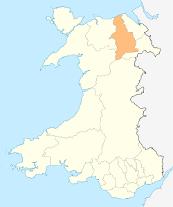 Wales Denbighshire locator map.svg