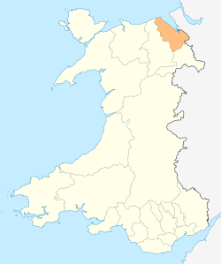 Wales Flintshire locator map.svg
