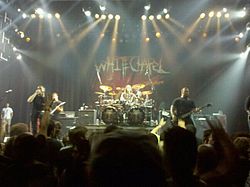 Whitechapel en live à Anaheim en 2011