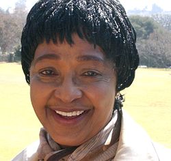 Portrait de Winnie Madikizela-Mandela