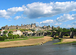 L'Aude à Carcassonne.