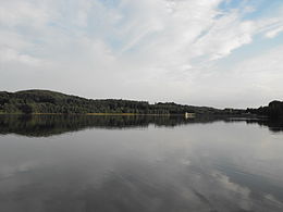 Le lac de Chamboux en juillet 2009