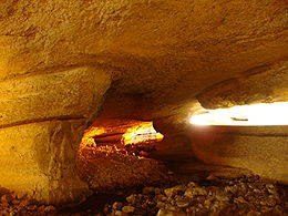 Intérieur de la grotte