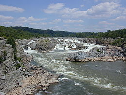 Les grandes chutes sur le Potomac.