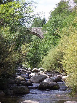 Pont au-dessus du Lignon à La Souche