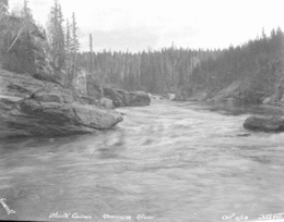 La rivière Omineca en 1913