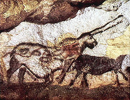 Grotte de Lascaux, la « licorne »