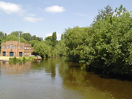 La rivière Cherwell qui rejoint la Tamise à Oxford.