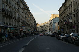 La rue du Faubourg-Saint-Denis (partie Nord)