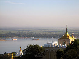 L'Irrawaddy à Sagaing.