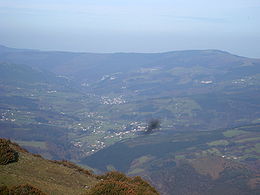 Turtzioz vue depuis le mont Burgeno
