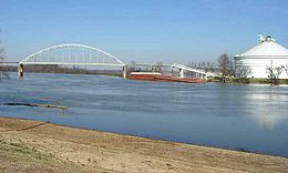 La rivière à Des Arc, Arkansas.