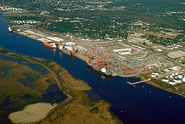 Wilmington North Carolina port aerial view.jpg