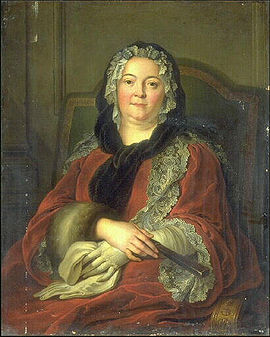 Portrait présumé de Madame de Tencin âgée d'après J. Aved