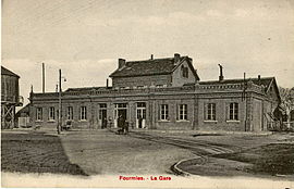 La gare au début du XXe siècle