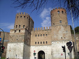 La Porta San Sebastiano face externe