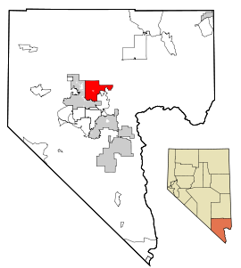 Localisation de North Las Vegas