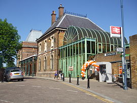 Le bâtiment de la gare