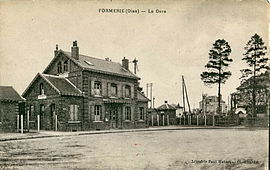La gare au début du XXe siècle.