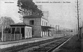 L'intérieur de la gare au début des années 1900.
