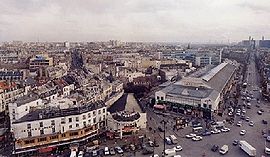 La gare de la Bastille avant sa destruction en 1984.
