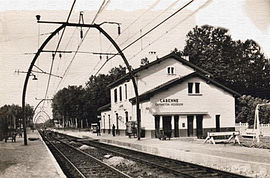 La gare en 1930
