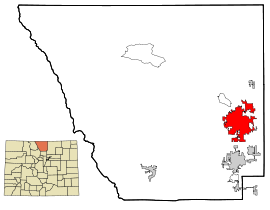 Localisation de Fort Collins
