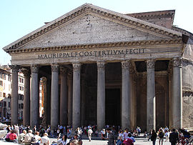 Façade du Panthéon