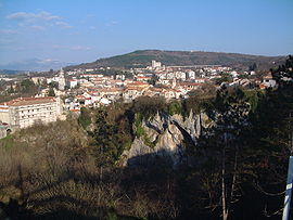 Panorama de la ville de Pazin