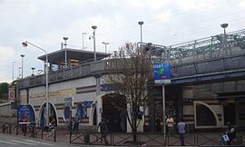 La gare vue du nord