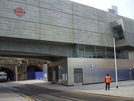 La gare en avril 2010