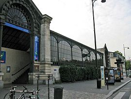 La façade la gare
