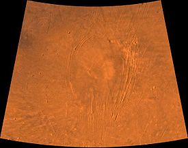 Vue satellite d'Alba Mons.