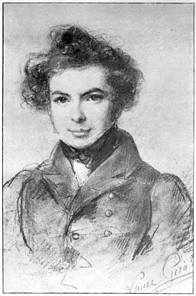 Paul Foucher par Laure Giraud, vers 1830.