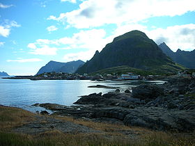 Vue du village de Å, sur Moskenesøya