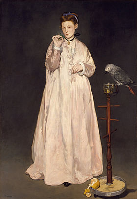 Image illustrative de l'article La Femme au perroquet (Manet)