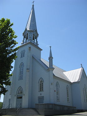 L'église catholique Saint-Adolphe de Dudswell.