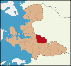 Le district de Kemalpaşa dans la province d'İzmir