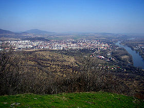 Vue depuis la colline Radobýl