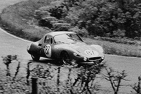 Vinatier sur René Bonnet Djet au Nürburgring en 1963